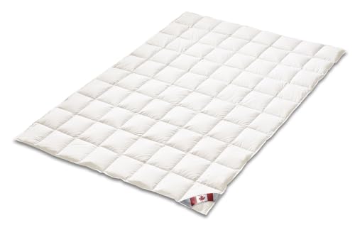 Bach's Betten Welt Mega Preis Canada Daunendecke extra Light Sommerdecke 100% Natur extraweiche Daunen Federn Klasse 1 (200 x 200 cm) von Bach's Betten Welt