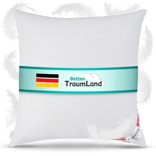 Bach's Betten Welt Mega Preis Canada Kissen Soft Feeling 1.000g 100% Natur extra weiche Daune Federn 80x80 cm von Bach's Betten Welt