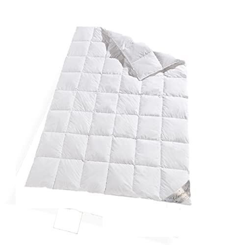 Bach's Betten Welt Übergangsdecke Einziehdecke Typ Eiderdaune Silverstar 90/10 Daune Klasse 1 weicher Bezug, Steppdecke, klimaneutral (155x220 cm) von Bach's Betten Welt