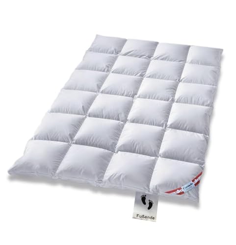 Canada Aussensteg Keine kalte Füsse Kassettendecke Winterdecke 100% Daune (135 x 200 cm) von Bach's Betten Welt