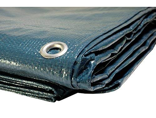 Telone da piscina da 150 g/m², 8 x 12 m, telone di copertura impermeabile per piscine von Tecplast