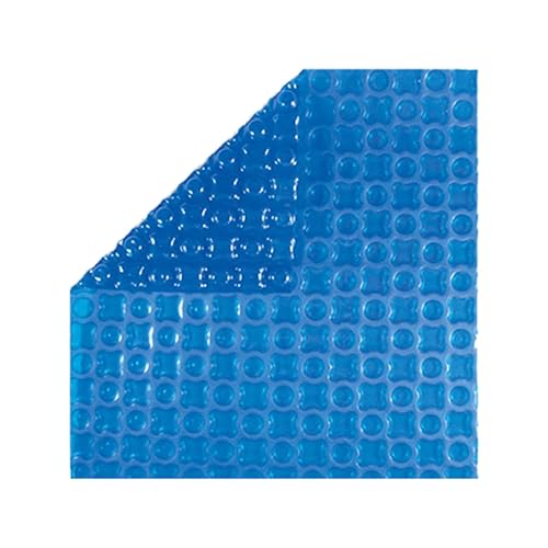 OXO Abdeckplane für Pool, 6 x 4 m, Dunkelblau, 500 Mikron – nicht eingefasst – Hergestellt in Frankreich – Set mit Ösen und Schutzplane von Bâches-Piscines.com