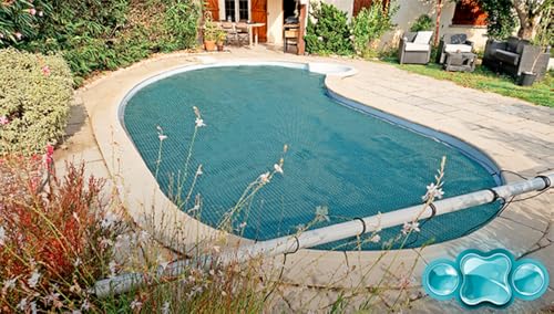 OXO Preserve Abdeckplane mit Luftblasen, 4 x 2 m, umweltfreundlich, 400 Mikron, nicht eingefasst, für eingelassene oder oberirdische Pools – Hergestellt in Frankreich von Bâches-Piscines.com