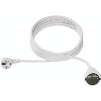 Bachmann - 341.287 Strom Verlängerungskabel 16 a Weiß 4.00 m H05VV-F 3G 1,5 mm² von Bachmann