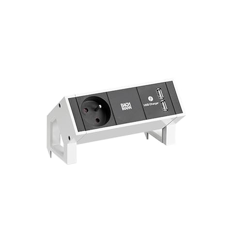 BACHMANN DESK2 1xUTE 1xUSB Charger 0,2m GST18 RAL9010 BACHMANN DESK2 1xUTE 1xUSB Charger 0,2m GST18 RAL9010 von Bachmann