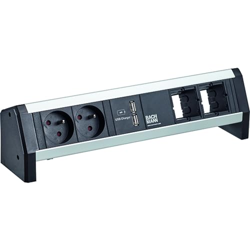 BACHMANN Desk 2xUTE 1xUSB Doppel Charger 2xTyp A von Bachmann