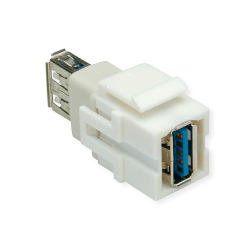 BACHMANN USB A/A 3.0 Keystone Modul Weiss BACHMANN USB A/A 3.0 Keystone Modul Weiss von Bachmann