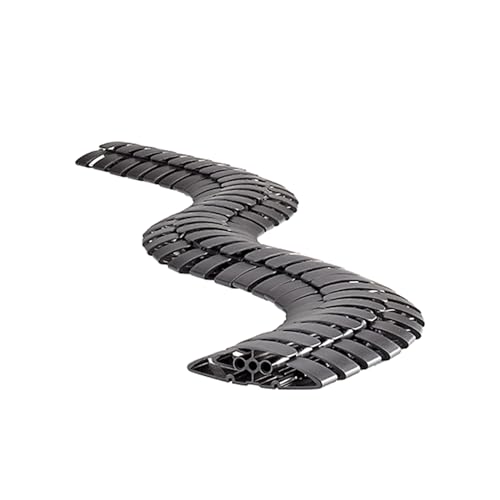 BACHMANN Kabelschlange PRO Kabelführung 1m Schwarz 930.032 (Flexibler und robuster Kabelschlauch) von BACHMANN