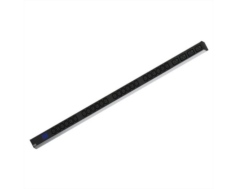 Bachmann BN0500 PDU Steckdosenleiste 24 x C13 4 x C19 Lock CEE 16A Steckdosenleiste (Kabellänge 2 m) von Bachmann