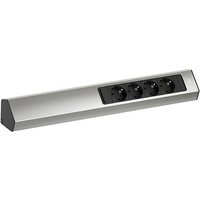 Bachmann CASIA Steckdosenleiste 2m Edelstahl-Optik 932.004 - 932004 von Bachmann