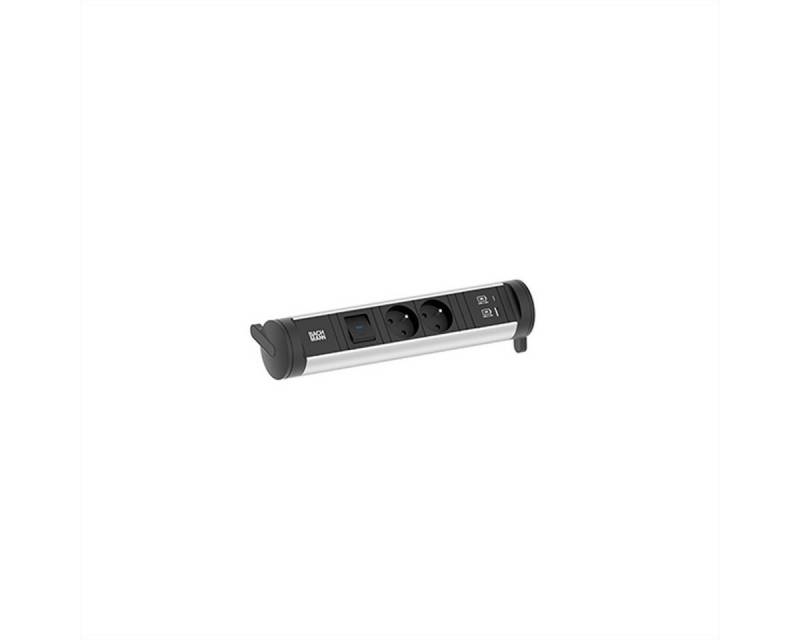 Bachmann CYCLE Base 2xUTE 1xSchalter 1xUSB A/C 22W 0,2m GST18 Steckdosenleiste (Kabellänge 0.2 m) von Bachmann