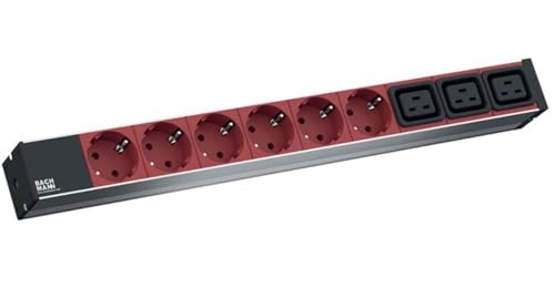 BACHMANN IT PDU Alu 1HE 6X Schutzkontakt 3X C19, Zuleitung mit Stecker C20, schwarz BACHMANN IT PDU Alu 1HE 6X Schutzkontakt 3X C19, Zuleitung mit Stecker C20, schwarz von Bachmann