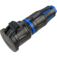 Bachmann Schutzkontaktkupplung Profi CEE7/3 gumm. BM0017351 - BM0017351 von Bachmann