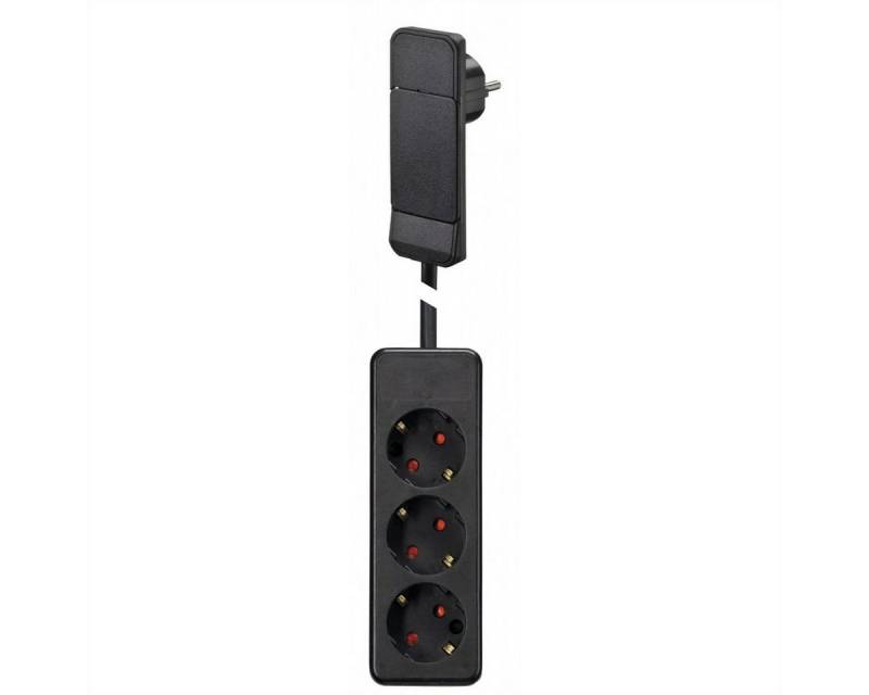 Bachmann SmartPlug Flachstecker Steckdosenleiste (Kabellänge 1.6 m), mit 3x Schutzkontakt Steckdosenleiste von Bachmann