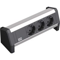 Bachmann Steckdosenleiste 3xSchutzk.schwarz 902.0048 - 9020048 von Bachmann