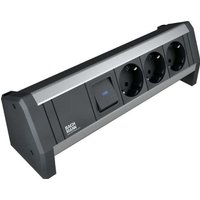 Bachmann Steckdosenleiste 3xSchutzk.schwarz 902.0050 - 9020050 von Bachmann