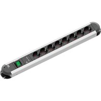 Bachmann Steckdosenleiste 8f. Primo Alu m.USB-Cha. 331.154 - 331154 von Bachmann