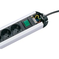Bachmann Steckdosenleiste 9f. inkl. Wippschalter 330.072 - 330072 von Bachmann