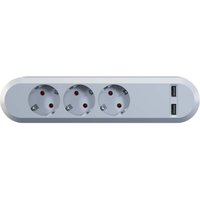 Bachmann USB SMART Steckdosenleiste 2-fach Charger 381.801 - 381801 von Bachmann