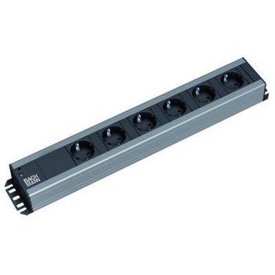 Steckdosenleiste 6f gr 2m 90° IP20 1,5mm² von Bachmann