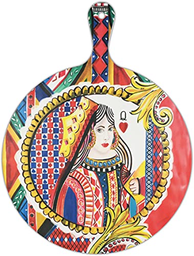 Baci Milano Großes Schneidebrett aus Melamin – Herzkönigin Baci Milano Großes Schneidebrett aus Melamin – Herzkönigin von Baci Milano