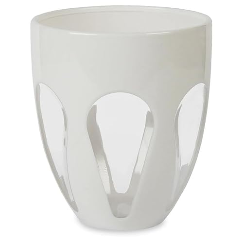 Baci Milano Set mit 6 weißen Acryl-Wassergläsern Baci Milano Set mit 6 weißen Acryl-Wassergläsern von Baci Milano