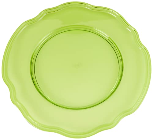 Baci Acryl Wartungsplatte 33 cm, Lime Green, 33 x 33 x 2 cm von Baci