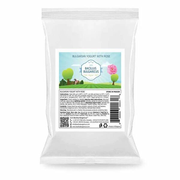 Bacillus Bulgaricus Bulgarische Rosen-Joghurtkulturen - Naturjoghurt mit Rosenextrakt selber machen von Bacillus Bulgaricus