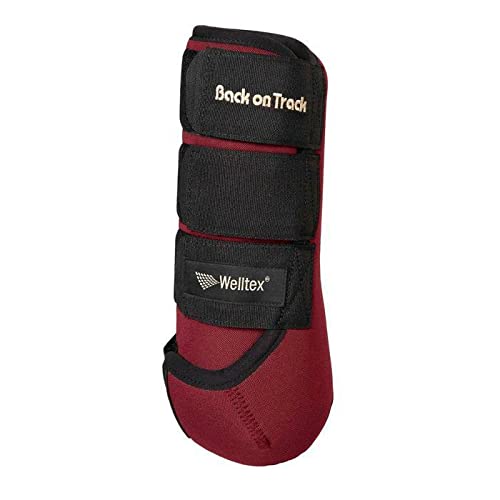 Back on Track® Welltex Arbeitsgamaschen Opal Hindleg Exercise Boot Dunkelrot (M) von Back on Track