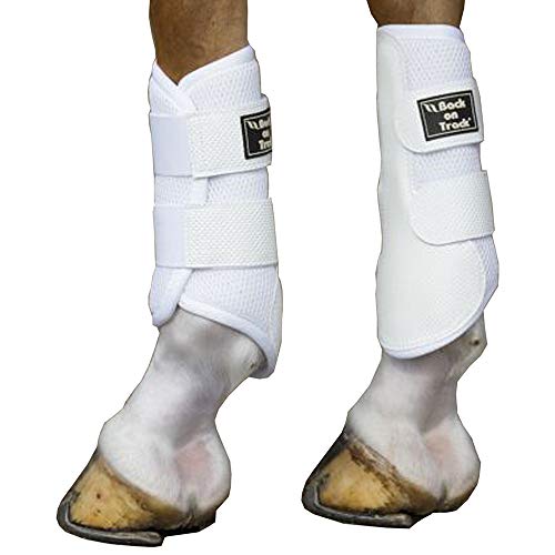 Back on Track Arbeitsgamaschen Brushing Boot 3D mesh Weiss NEU (S) von Back on Track