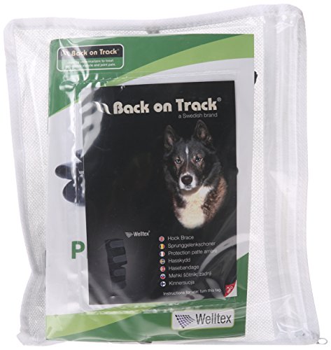 Back on Track Therapeutische Hund hinten Bein/Hock Bandage (Paar) Medium + Länge, 6,25 zu 6.75-inches Top Breite, 4,75 zu 5.1-inches Breite unten mit 4 verstellbaren Klettverschluss von animo concept