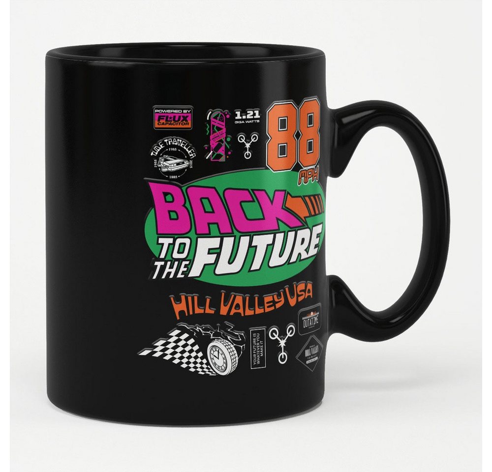 Back to the Future Becher Retro Icons Mug von Back to the Future