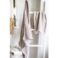 Leinentuch, Waffeltuch, Weiches Badetuch, Schnell Trocknendes Handtuch, Hypoallergenes Antibakterielles Muttertagsgeschenk von Back2Linen