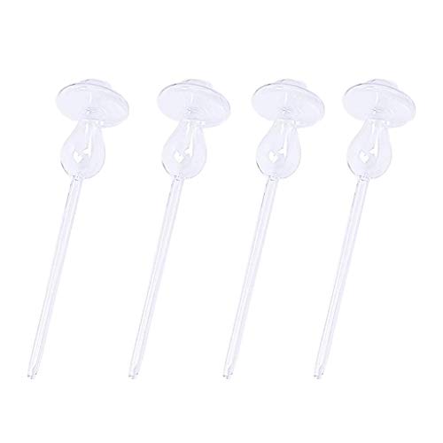 Backbayia 4 Stück Glas Selbstbewässernde Bewässerungskugel Pilz Form Gießkugeln für Garten Blumentopf Backbayia 4 Stück Glas Selbstbewässernde Bewässerungskugel Pilz Form Gießkugeln für Garten Blumentopf von Backbayia