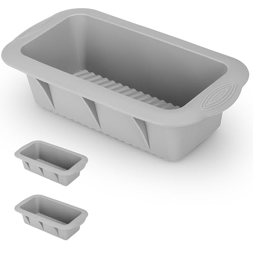 Backefix 2x 21cm Silikon Kastenform, Brot backen Form, die Original Silikon Brotbackform groß, auch als Kuchenbackform - altbewährt, lebensmittelecht und umweltbewusst von Backefix