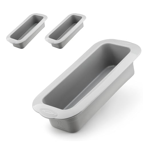 Backefix 2x 32cm Silikon Kastenform, Brot backen Form, die Original Silikon Brotbackform groß, auch als Kuchenbackform - altbewährt, lebensmittelecht und umweltbewusst von Backefix