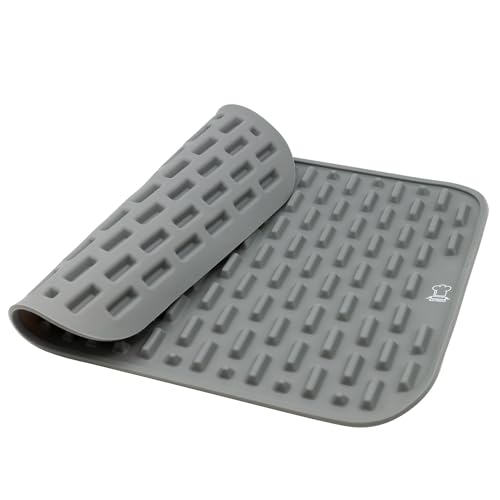 Backefix 40x30cm Silikon Backmatte mit Noppen | fettfreie Ofen Grillmatte zum Backen aller Speisen | Diät unterstützende Noppen Matte | Pyramidenbackmatte für kalorienarmes Backen von Backefix