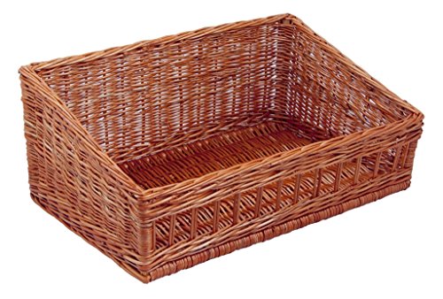 Backideen System-Regalkorb rechteckig, braun, T 30cm x B 50cm x Hv 16cm x Hh 27cm von Backideen