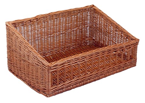 Backideen System-Regalkorb rechteckig, braun, T 40cm x B 60cm x Hv 16cm x Hh 27cm von Backideen