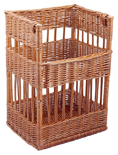 Baguettekorb rechteckig, braun, T 30cm x B 35cm x H 50cm Baguettekorb rechteckig, braun, T 30cm x B 35cm x H 50cm von Backideen