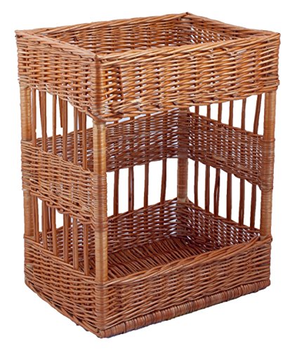 Baguettekorb rechteckig, braun, T 30cm x B 40cm x H 50cm Baguettekorb rechteckig, braun, T 30cm x B 40cm x H 50cm von Backideen
