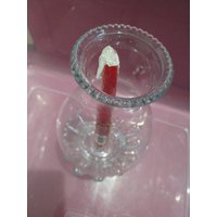 Vintage Holiday Time 3 Stück Glas Kerzenhalter Kerzen Hurricane Valentines. Zustand Ist Gebraucht Nicht Noch in Der Box Benutzt | 6-4A von BacktoyouShop