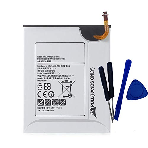 Backupower Ersatz 5000mAh EB-BT561ABE Tabletten Akku Kompatibel mit Samsung Galaxy Tab E 9.6 T560 T561 SM-T560(WiFi) SM-T561(3G & WiFi) SM-T567V Series 9.6" Tablet EB-BT561ABA von Backupower