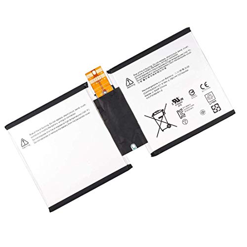 Backupower Ersatz Akku Kompatibel mit Microsoft G3HTA003H MSK-1645 Surface 3 10.8 Surface 3 1645 Series Tablet G3HTA004H von Backupower