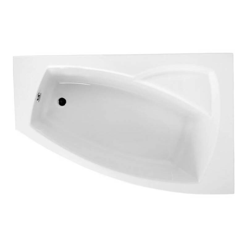 Bad Land Badewanne Eckwanne FRIDA 160x105 Rechts Ablauf Füße von Bad Land