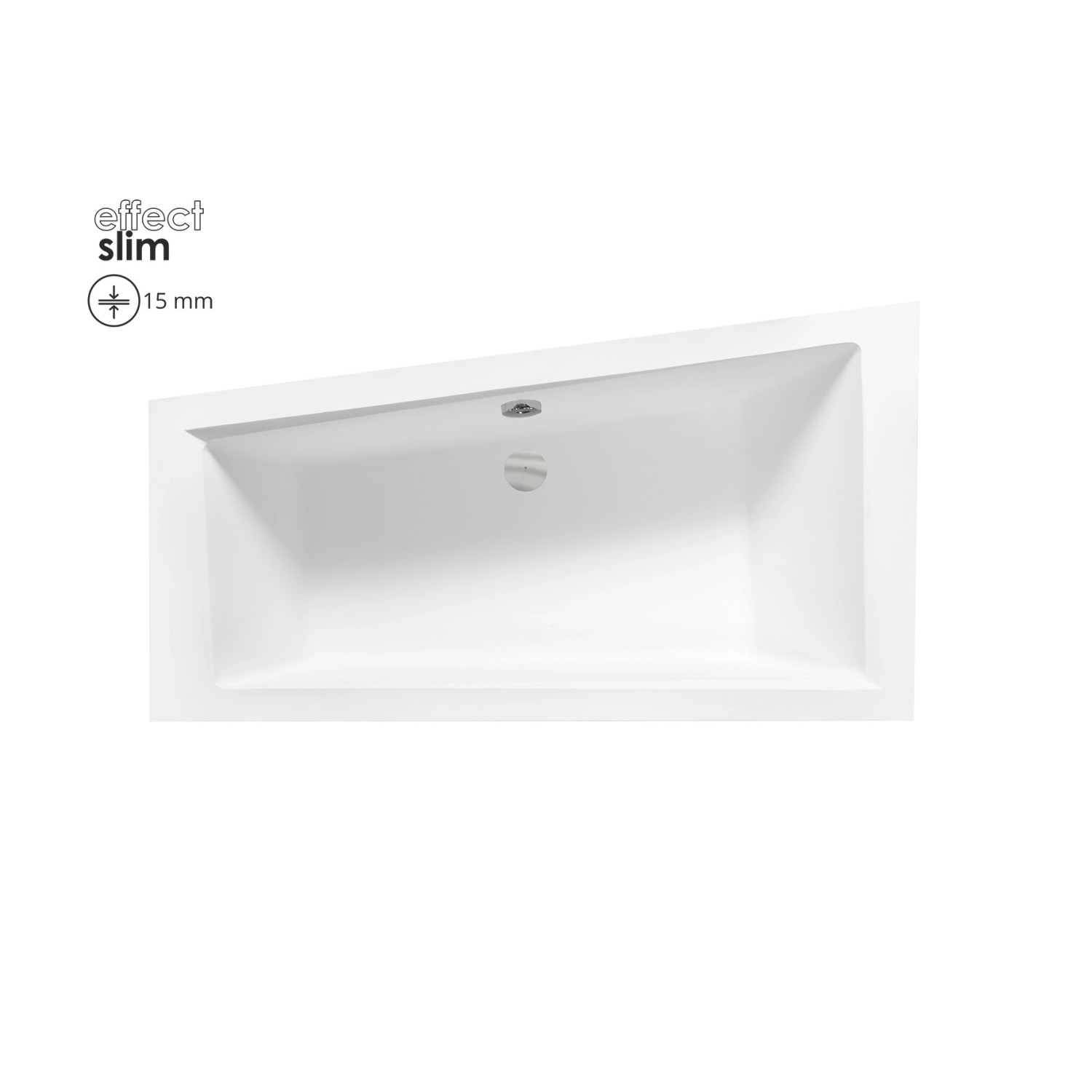 Bad Land Badewanne Eckwanne INTIMA SLIM 150x85 Links Ablauf Füße Bad Land Badewanne Eckwanne INTIMA SLIM 150x85 Links Ablauf Füße von Bad Land