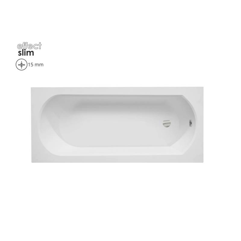 Bad Land Badewanne Rechteck INTRICA SLIM 160x75 Mit Wannenträger Ablauf Füße Bad Land Badewanne Rechteck INTRICA SLIM 160x75 Mit Wannenträger Ablauf Füße von Bad Land