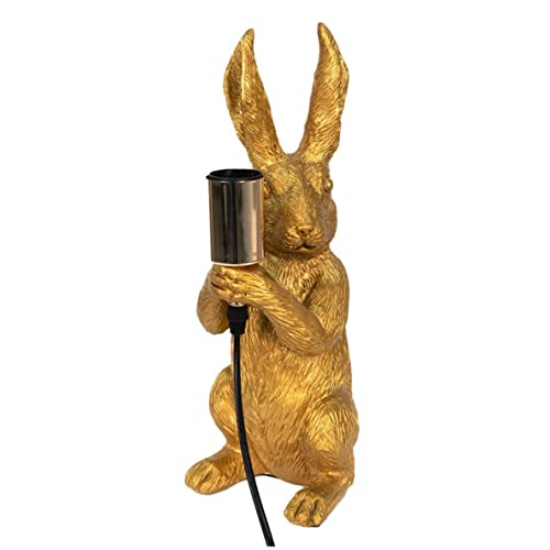 Bada Bing Hochwertige Tier Tischlampe Hase Gold Dekolampe große Lampe Tischleuchte Bunny mit Schalter Extravagant Blickfang Wohnzimmer Nachttisch Edel 48 von Bada Bing