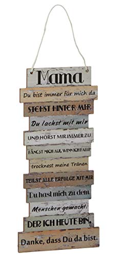 Bada Bing Wandschild Ca. 32 x 14,5 Cm Mama Bild Plankenoptik Spruch Schild Deko Geschenk Muttertag Wandbild 08 von Bada Bing