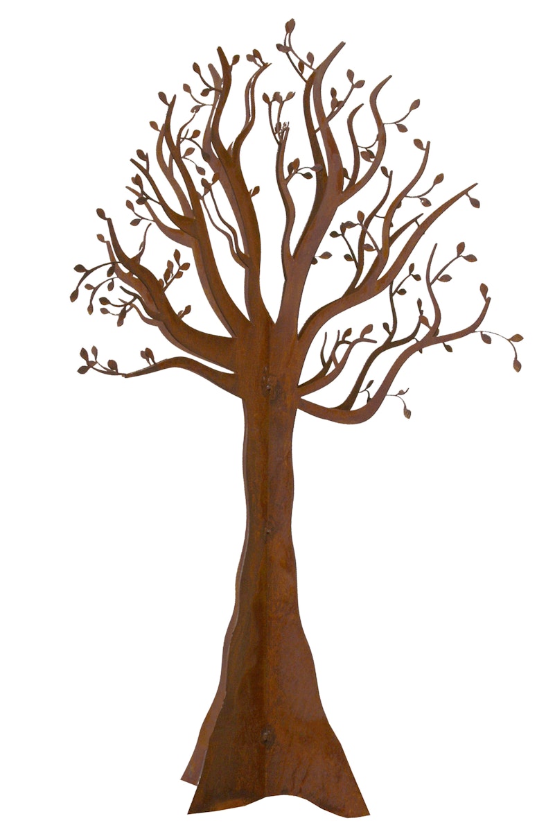 Badeko Baum-Deko 300 cm hoch in Edelrostoptik von Badeko Metalldekoration